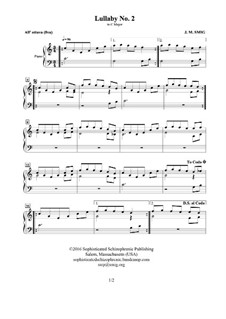 Lullaby No.2: Lullaby No.2 by J. M. Smig