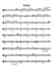 Gallop Notes Gallop by A. Galuza - free download on MusicaNeo