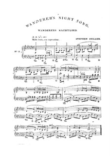 Wanderer's Night Song I, D.224 Op.4 No.3: Arrangement for piano by Franz Schubert