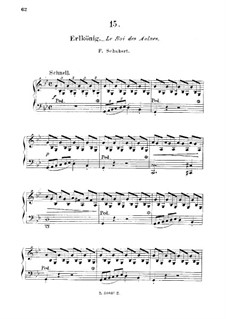 Erlkönig (Forest King), D.328 Op.1: For piano by Franz Schubert