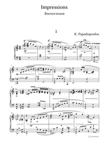 5 Impressions: 5 Impressions by Konstantinos Papadopoulos