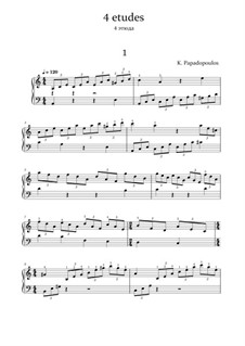 4 etudes: 4 etudes by Konstantinos Papadopoulos