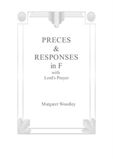 Preces & Responses (with Lord's Prayer 2026): Preces & Responses (with Lord's Prayer 2026) by Margaret Woodley