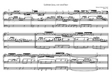Liebster Jesu, wir sind hier (Vorspiel und Choral): Für Orgel by Johann Sebastian Bach