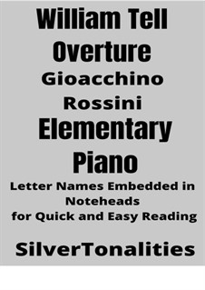 Overture: For elementary piano by Gioacchino Rossini