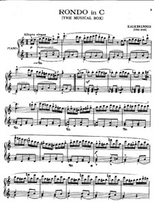 Rondo in C Major: Rondo in C Major by Friedrich Kalkbrenner
