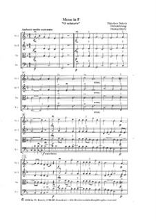 O salutaris aus: Messe in F: O salutaris aus: Messe in F by Théodore Dubois