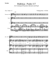 Halleluja – Psalm 117: Frauenchor by Wolfgang Marx