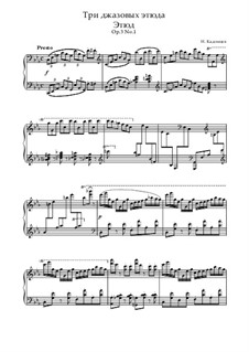 3 Jazz etudes, Op.3: 3 Jazz etudes by Nikita Kadomtsev
