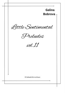 Volume 11: For piano by Galina Bobrova