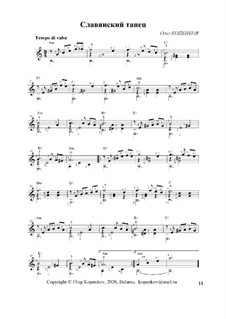 Славянский танец, Ор.97 No.11: Славянский танец by Oleg Kopenkov