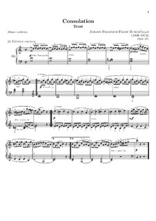 No.13 Consolation: For piano by Johann Friedrich Burgmüller