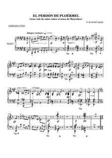 Dinorah (The Pardon of Ploërmel): Waltz, for Piano by Giacomo Meyerbeer