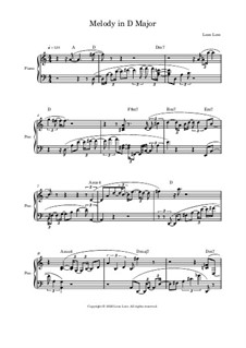 Melody in D Major: Melody in D Major by LeonLove