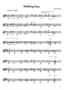 Walking bass: Walking bass by Artiom Galuza