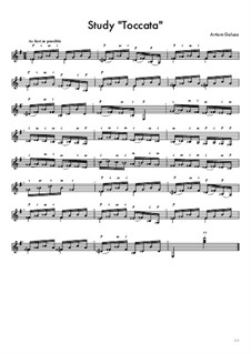 Study 'Toccata': Study 'Toccata' by Artiom Galuza