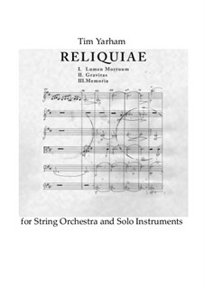 Reliquiae: Reliquiae by Tim Yarham