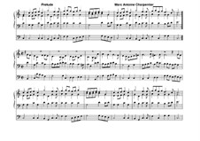 Prelude in C Major: For organ by Marc-Antoine Charpentier