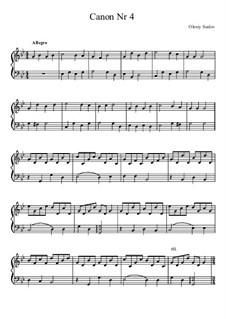 Canon No.4: For Cymbal by Olexiy Suslov