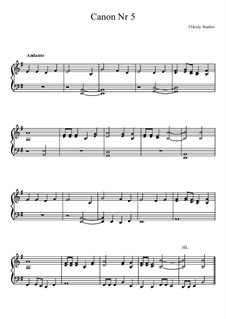 Canon No.5: For Accordion by Olexiy Suslov