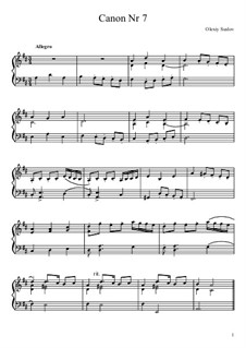 Canon No.7: For Accordion by Olexiy Suslov