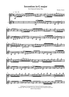 Invention in G major: Invention in G major by Dmitry Teslov