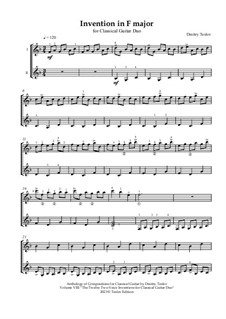 Invention in F major: Invention in F major by Dmitry Teslov