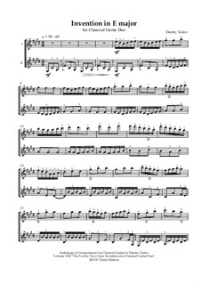Invention in E major: Invention in E major by Dmitry Teslov