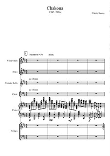 Chakona: For Piano and Orchestra by Olexiy Suslov