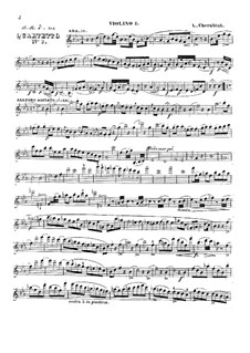 String Quartets No.1-3: Parts by Luigi Cherubini
