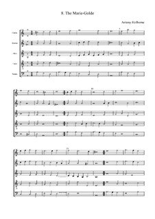 The Marie-Golde: Full score by Anthony Holborne