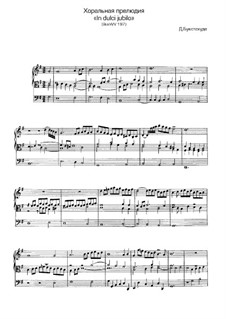 In dulci jubilo, BuxWV 197: For organ by Dietrich Buxtehude