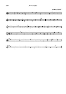 Galliard for Strings (F Major): Cantus by Anthony Holborne