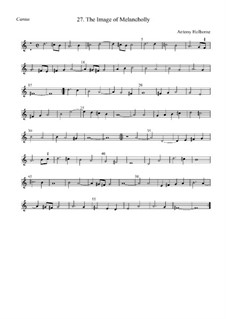 The Image of Melancholly: Cantus by Anthony Holborne