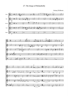 The Image of Melancholly: Full score by Anthony Holborne