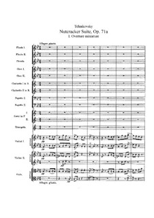 Complete Movements: Full score by Pyotr Tchaikovsky