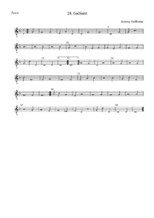Galliard for Strings: Tenor by Anthony Holborne