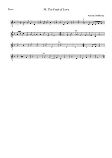 The Fruit of Love: Tenor by Anthony Holborne