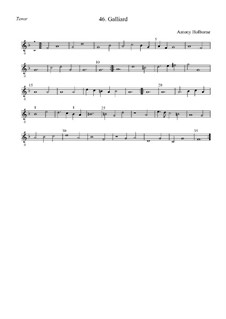 Galliard for Strings (F Major): Tenor by Anthony Holborne