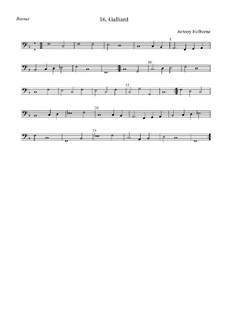 Galliard in F Major for Strings: Bassus by Anthony Holborne