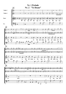 Te Deum, H.146: Full score by Marc-Antoine Charpentier