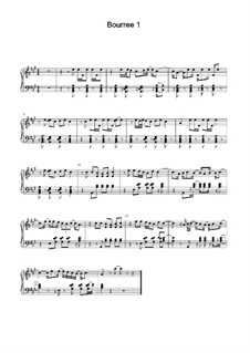 Bourrée in A Major: Bourrée in A Major by Frédéric Chopin
