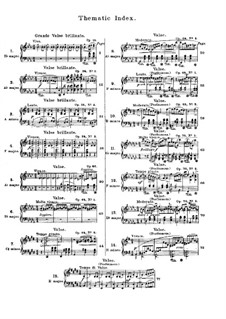 Selected Waltzes: No.1-15 by Frédéric Chopin