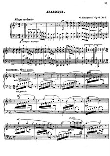 Arabesques for Piano, Op.6: Arabesque No.5 by Genari Karganoff