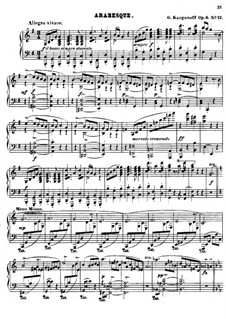 Arabesques for Piano, Op.6: Arabesque No.12 by Genari Karganoff