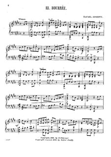 Bourrée in E Major: Bourrée in E Major by Rafael Joseffy