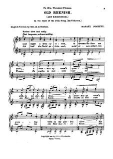 Old Rhenish: Old Rhenish by Rafael Joseffy