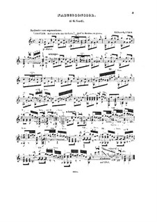 Bouquet musical. Pieces on Themes from Favorite Operas, Op.1: Book 5 by Eduard Bayer