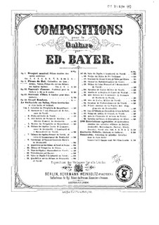 Fleurs du bal. Pieces on Themes from Italian Operas, Op.2: Book I by Eduard Bayer