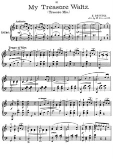 Tesoro mio, Op.228: For piano (by M. Greenwald) by Ernesto Becucci